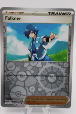 Pokemon TCG Paldea Evolved Falkner 180/193 - Near Mint - Reverse Holo - Image 1