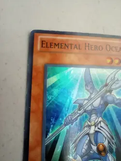 Yugioh Elemental Hero Ocean CT07-EN018 Limited Edition Super Rare Card - Image 5