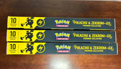 Pokemon TCG 3x Pikachu & Zekrom-GX Premium Collection Box GameStop Exclusive NEW - Image 10