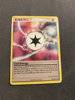 Call Energy 92/100 Majestic Dawn Regular LP Pokemon 2008 Uncommon - Image 1