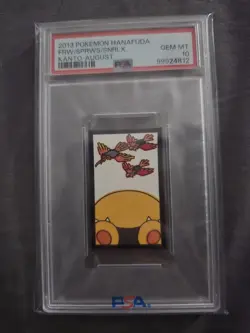 2013 Pokemon Hanafuda Fearow Spearow Snorlax PSA 10 GEM MINT Kanto August - Image 1
