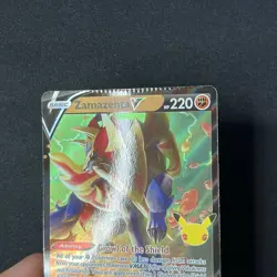 Zamazenta V 018/025 Crimped Error Celebrations Pokemon Card - Image 6
