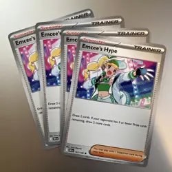 Emcee's Hype 163/182 X4 Destined rivals pokemon - Image 2