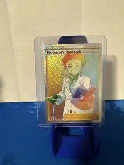 Professors Research 209/202 NM Full Art Secret Rainbow Rare Pokemon Card - Image 1