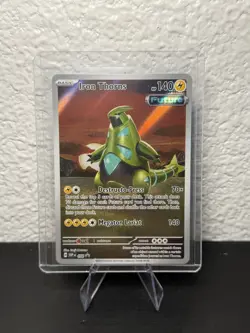 Pokemon Iron Thorns SVP 098 Temporal Forces Holo Black Star Promo NM - Image 1