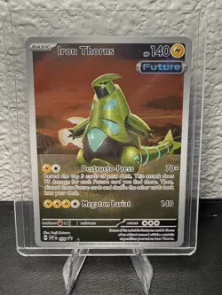 Pokemon Iron Thorns SVP 098 Temporal Forces Holo Black Star Promo NM - Image 9