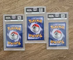 All 3 PROMOS Moltres, Zapdos, Articuno Pokemon Aoki Error PSA 10 GEM MINT - Image 2