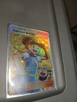 NM Pokémon TCG Pokemon Breeder Shining Legends 73/73 Holo Full Art Ultra - Image 1