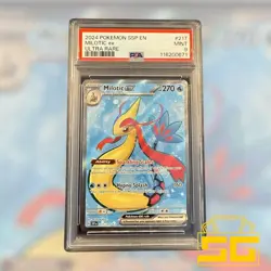 2024 Pokémon SSP Milotic ex #217 Ultra Rare – PSA 9 MINT – Shrouded Fable Holo - Image 1
