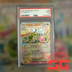 2024 Pokémon SSP Flygon ex #106 – PSA 9 MINT – Full Art Ultra Rare - Image 1