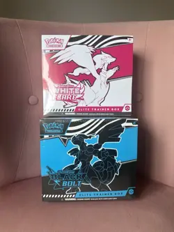 2 x Pokémon TCG Scarlet & Violet White Flare and Black Bolt Elite Trainer Box - Image 1
