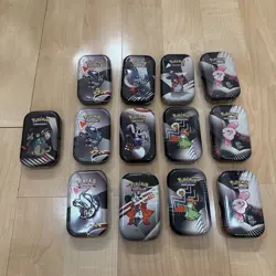 Pokemon TCG Black Bolt Mini Tins Collection Lot Of 13 Open Tins All Special Arts - Image 1