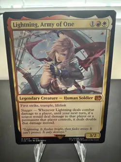 Lightning, Army of One MTG  Final Fantasy Regular M/NM - Image 1