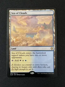 MAGIC THE GATHERING Sea of Clouds Regular MTG Baldur's Gate NM - Image 1