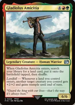 1x Gladiolus Amicitia - Foil MTG Final Fantasy NM Magic Foil - Image 1