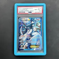 PSA 8.5 Pokemon Black & White Plasma Storm Full Art Lugia EX #134 Holo Rare 2013 - Image 1