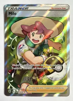 Pokemon TCG Milo TG27/TG30 Astral Radiance Trainer Gallery Full Art Holo - Image 1