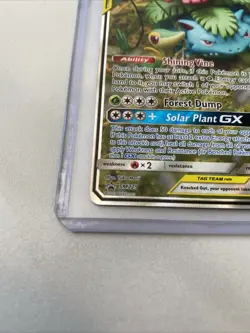 Pokemon Venusaur & Snivy GX Tag Team Black Star Promo Holo SM229 NM - Image 3