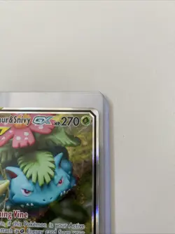 Pokemon Venusaur & Snivy GX Tag Team Black Star Promo Holo SM229 NM - Image 5