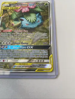 Pokemon Venusaur & Snivy GX Tag Team Black Star Promo Holo SM229 NM - Image 6