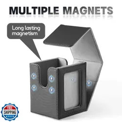 HSMH MTG Deck Box for Commander Display Window,Card Deck Box Fits 100 Double - Image 5