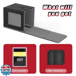 HSMH MTG Deck Box for Commander Display Window,Card Deck Box Fits 100 Double - Image 9