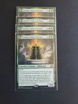 x1 MTG Titania, Voice of Gaea NM-Mint The Brothers' War - Image 1