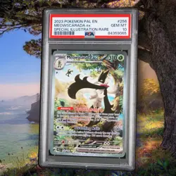 2023 POKEMON MEOWSCARADA PAL EN-PALDEA EVOLVED 256/193 EX PSA 10 - Image 1