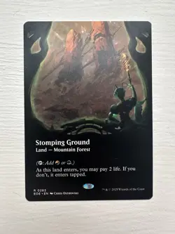 Edge of Eternities Stomping Ground Full Art R 283 MTG - Image 1