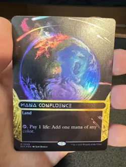 Mana Confluence FOIL BORDERLESS MTG Edge of Eternities: Stellar Sights NM/M #25 - Image 3