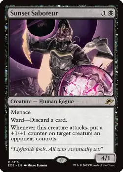 NM Foil Sunset Saboteur, MTG, Edge of Eternities, Magic the Gathering, 116 - Image 1