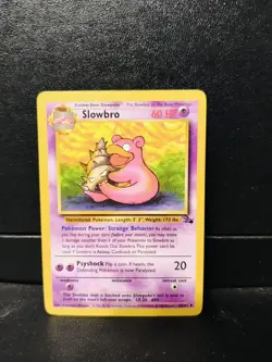 Pokémon TCG Slowbro Fossil 43 Regular Unlimited Uncommon - Image 3