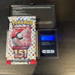 Pokemon 151 English Heavy Sealed Booster Pack (22.94 grams) - Image 8