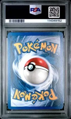 1999 Pokemon PSA 7 NM BASE SET Unlimited Basic ALAKAZAM Holo 1/102 Rare Holofoil - Image 2