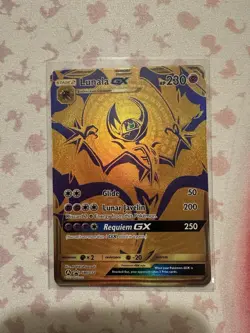 Pokemon Lunala GX SM Black Star Promo SM103a Holo Promo MINT - Image 1