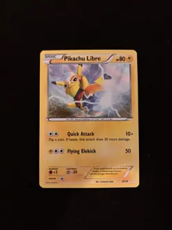 Pikachu Libre 30/30 XY Trainer Kit Holo Pokémon Card 2016 - Image 1