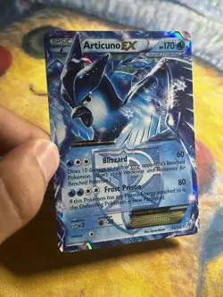Articuno EX 25/135 Pokemon Plasma Storm Black & White ULTRA RARE Holo 2012 - Image 3