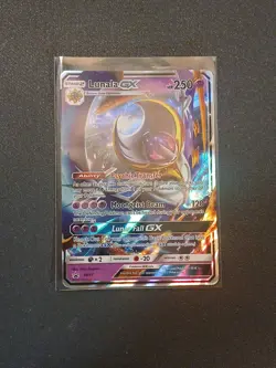 Lunala GX SM17 Pokémon Sun & Moon Black Star Promo Holo Rare TCG MP - Image 3