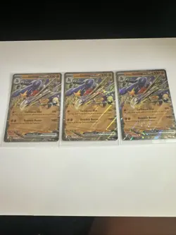 Cynthia’s Garchomp ex 104/182 DOUBLE RARE HOLO Destined Rivals Pokemon SV10 Foil - Image 3