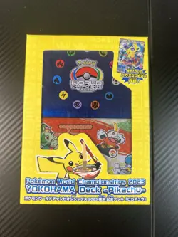 Yokohama Deck Sealed Box Pokemon World Championships 2023 w/ Pikachu ex 001/030 - Image 7