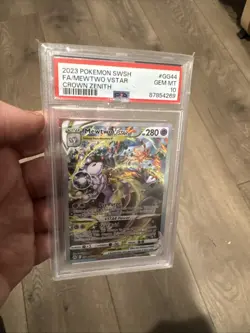 Pokémon TCG Mewtwo VSTAR Crown Zenith: Galarian Gallery GG44/GG70 PSA 10 - Image 3