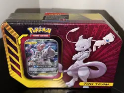 NEW Pokemon MEWTWO & MEW GX Tag Team Tin - Brand New Factory Sealed - Image 13