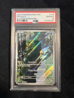 2023 Pokémon TCG 151 Psyduck Illustration Rare  PSA GEM MINT 10 - Image 3