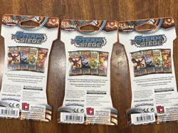 3 Pokemon Steam Siege Sleeved Booster Packs - Image 2