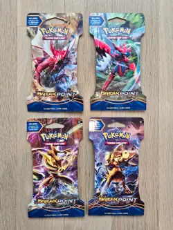 Pokemon TCG XY Breakpoint Blister Booster Pack- Art Set of 4 - Image 10