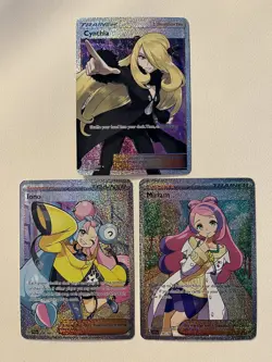 Goddess Story Pokemon 9 Cards Waifu PokeGirl Marnie, Lillie Full Art Custom Lot - Image 5