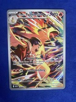 Pokémon TCG Ethans Typhlosion Card 190/182 Full Art, Destined Rivals - Image 3