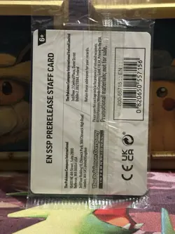 Pokémon Surging Sparks Prerelease Staff Promos Sealed Pack - Image 2