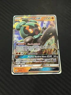 Pokémon TCG Marshadow GX Sun & Moon SM59 Promo (moderately Played/excellent) - Image 1