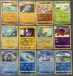Reverse Holo Pokemon Cards Lot 2020-2025 Tadbulb Seismitoad Claydol Toxel +more - Image 1